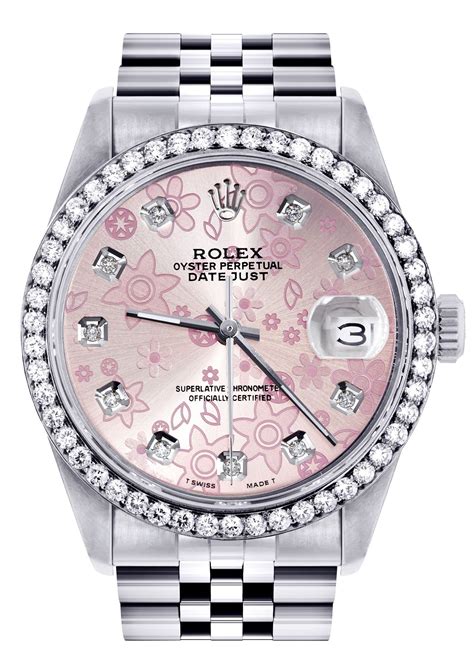 rolex datejust 36mm pink.